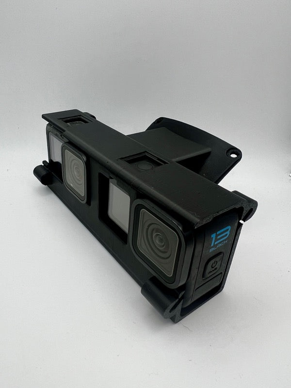 Cookie Fuel - Twin side by side Front GoPro camera mount - camera flyer modular mount