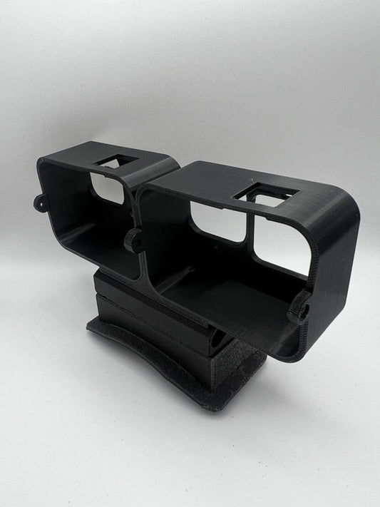 Cookie G35 TWIN GoPro Hero 9-13 Utility Top Plate - adjustable helmet mount - with cutaway