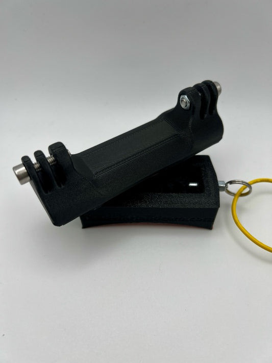 Twin universal GoPro, Insta360 and DJI cutaway Helmet mount for Cookie G3 / G4 / G35 and Tonfly