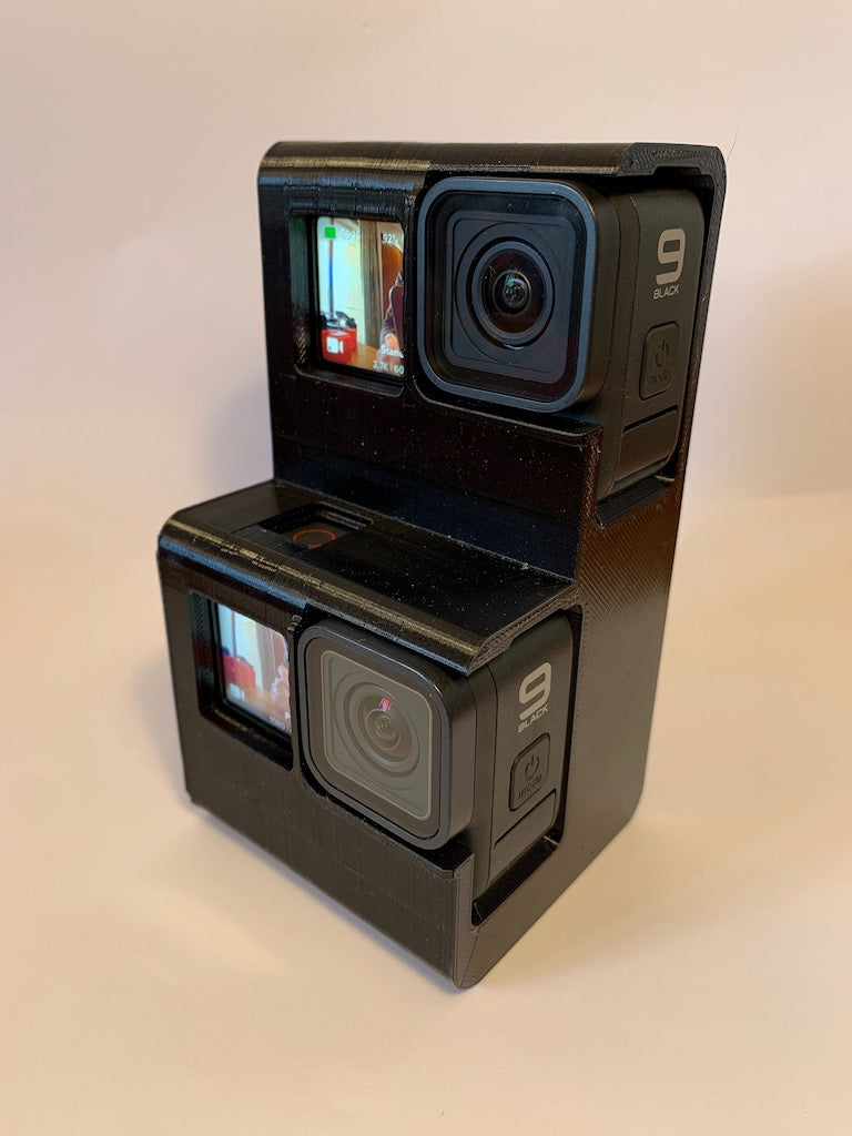 Twin GoPro Hero 9, 10 or 11 Handcam (optional cutaway glove). - No glove - mount only image