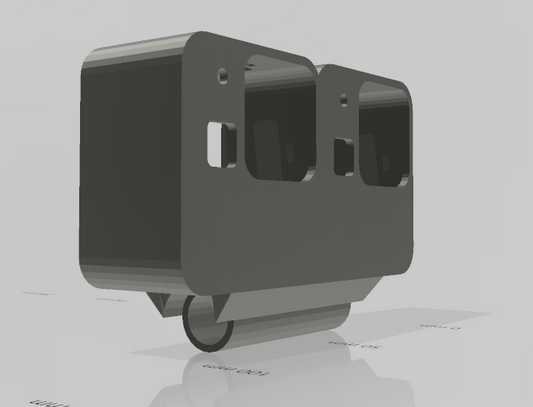 GoPro Hero 11 Mini - TWIN Cookie Roller mount adaptor image 0