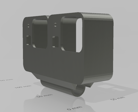 GoPro Hero 11 Mini - TWIN Cookie Roller mount adaptor image 3