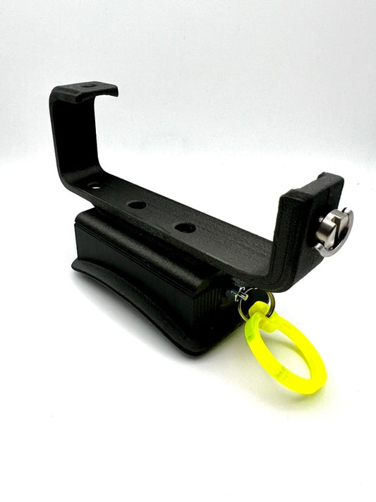 Cookie G35 Insta360 X4 Utility Top Plate - HORIZONTAL helmet mount - with cutaway