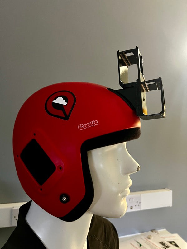 Cookie Fuel - Twin Front GoPro camera mount - camera flyer modular mount