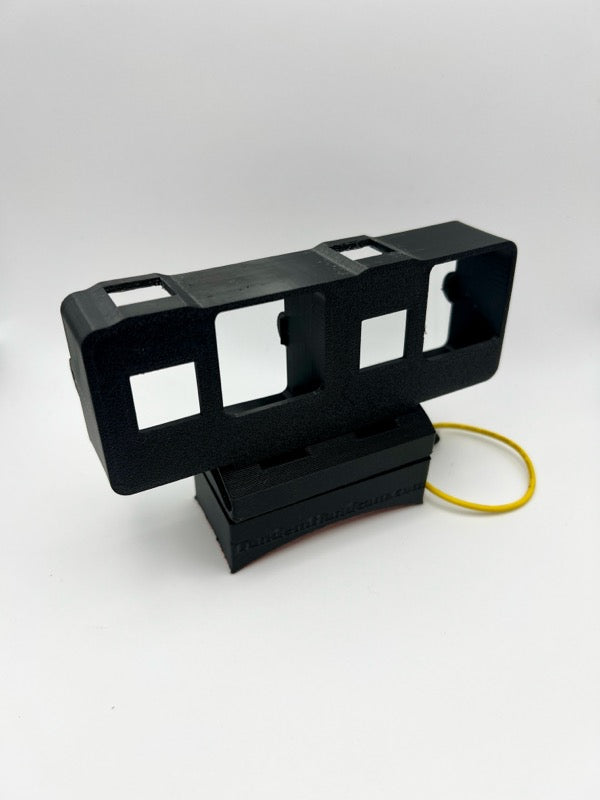 Twin GoPro Hero 9-13 cutaway Helmet mount for Cookie G3 / G4 / G35 and Tonfly
