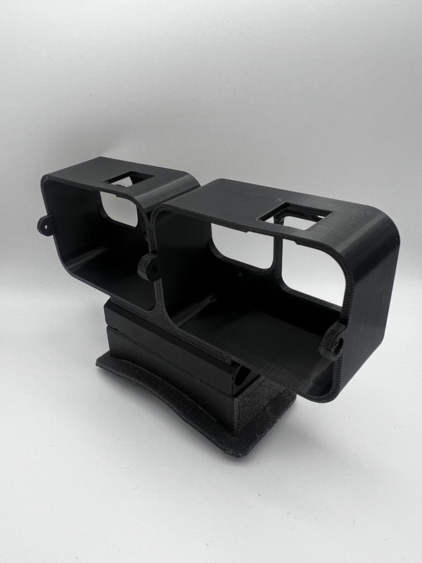 Cookie G35 TWIN GoPro Hero 9-13 Utility Top Plate - adjustable helmet mount - with cutaway