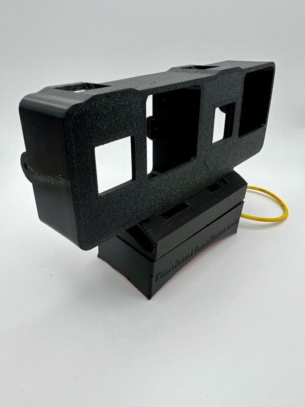 Twin GoPro Hero 9-13 cutaway Helmet mount for Cookie G3 / G4 / G35 and Tonfly