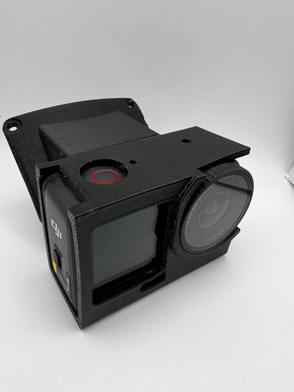 Cookie Fuel - single Front DJI OSMO Action 6 camera mount - camera flyer modular mount