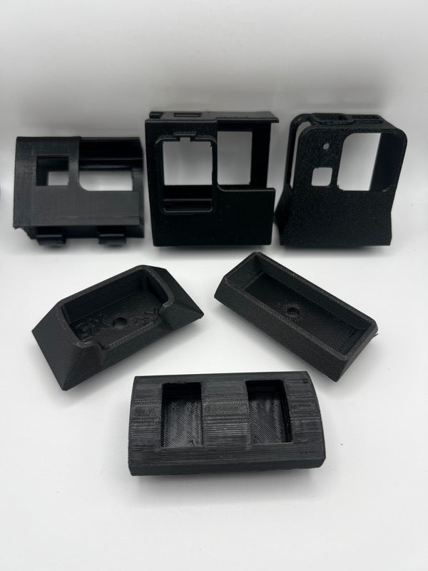 Cookie G35 TWIN GoPro Hero 9-13 Utility Top Plate - adjustable helmet mount - with cutaway