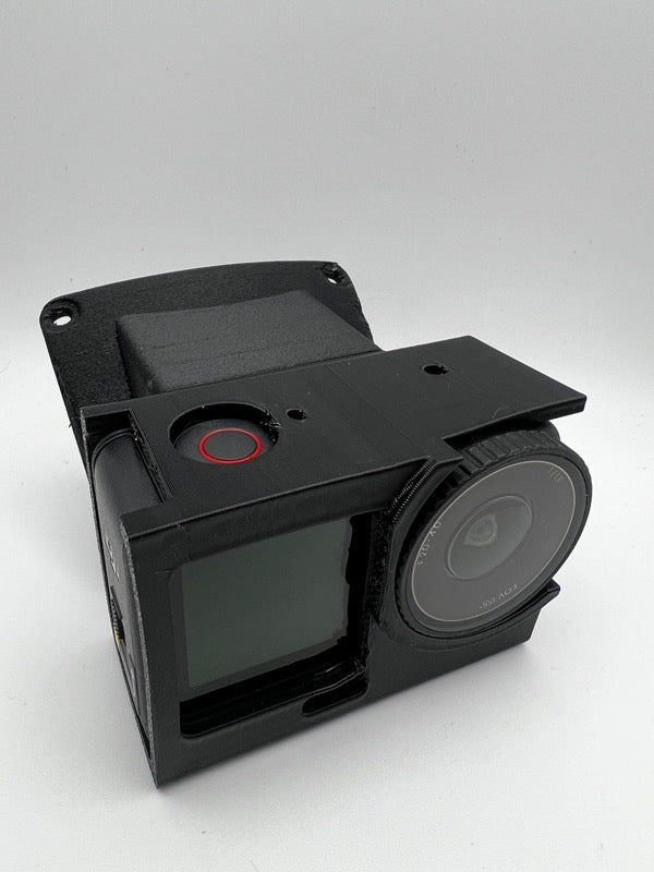 Cookie Fuel - single Front DJI OSMO Action 6 camera mount - camera flyer modular mount