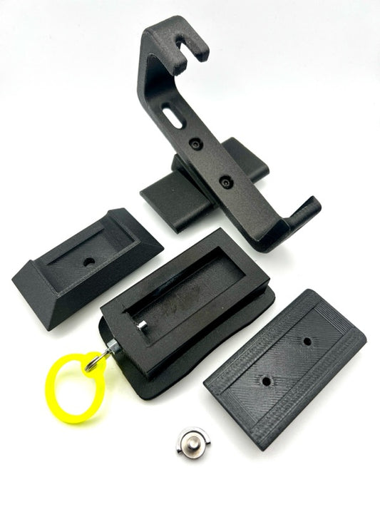 Insta360 X5 Cookie G35 utility plate Helmet mount - COMPLETE SYSTEM - Cutaway