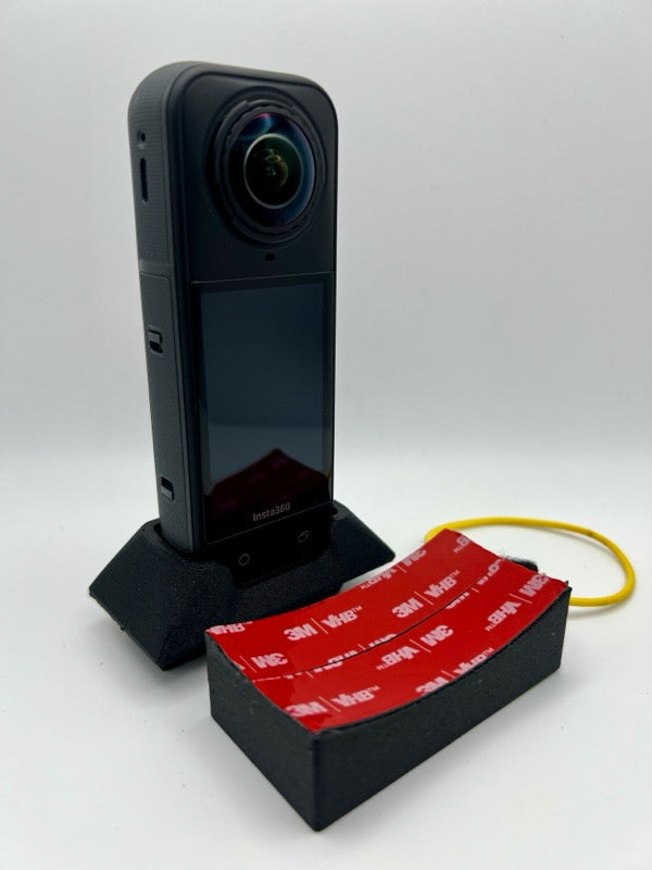 Insta360 X5 Cookie / Kiss / Tonfly Helmet mount - Cutaway quick release