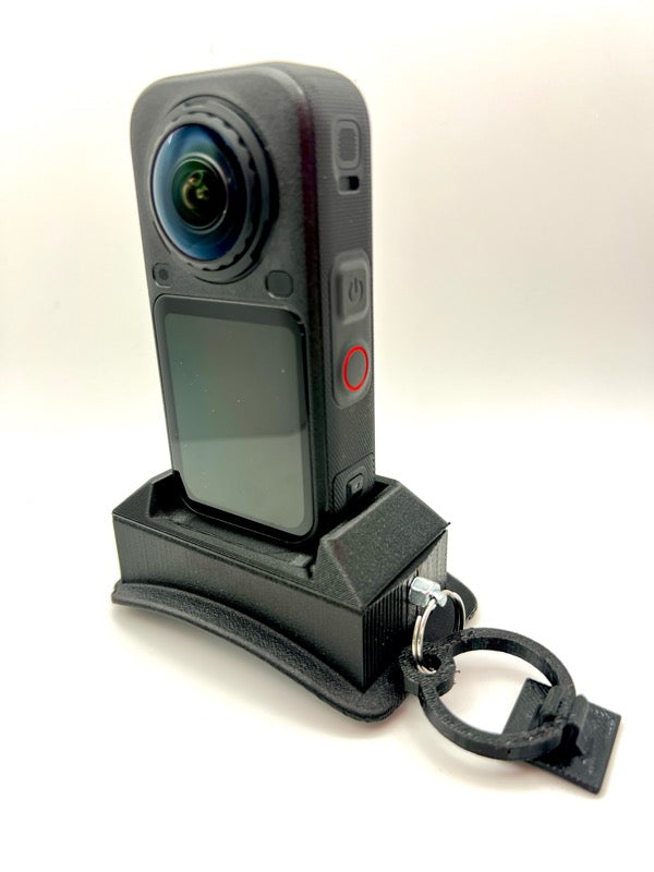 Cookie G35 Insta360 X6 - Utility Top Plate - helmet mount - with cutaway
