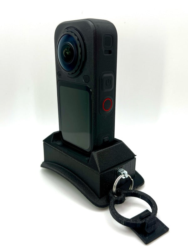 Cookie G35 Insta360 X6 - Utility Top Plate - helmet mount - with cutaway