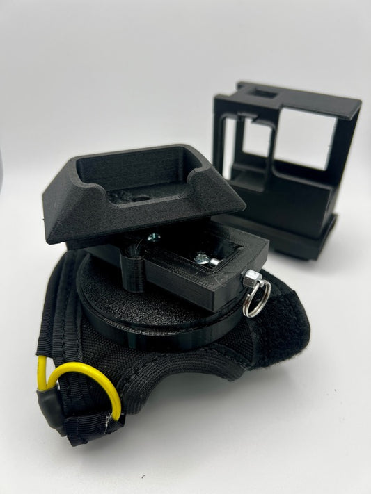 GoPro Hero Max 2 360 - tandem handcam glove with optional cutaway.