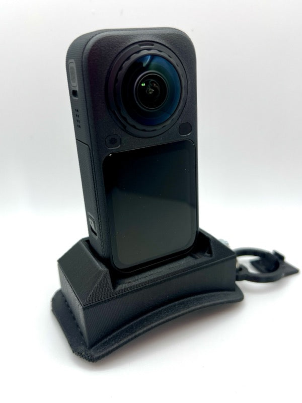 Cookie G35 Insta360 X6 - Utility Top Plate - helmet mount - with cutaway
