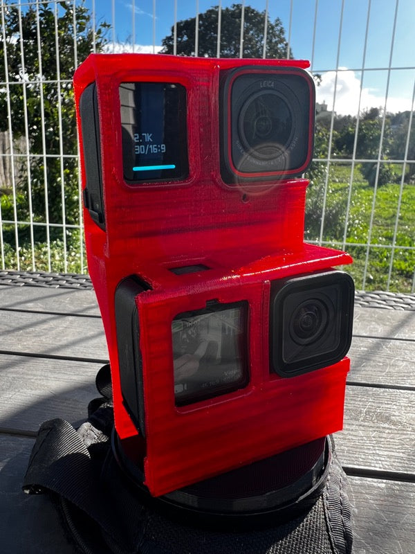 Twin Insta360 Ace Pro and GoPro Hero 9-12 Handcam (optional cutaway glove). image 16