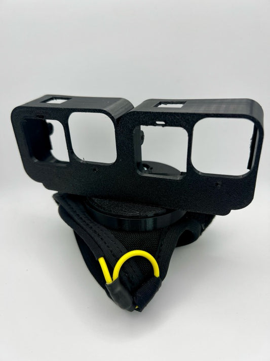Twin GoPro SIDE BY SIDE Hero 9-12 Handcam (optional cutaway glove).
