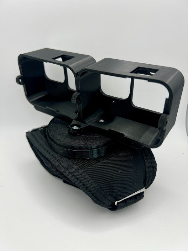 Twin GoPro SIDE BY SIDE Hero 9-12 Handcam (optional cutaway glove).
