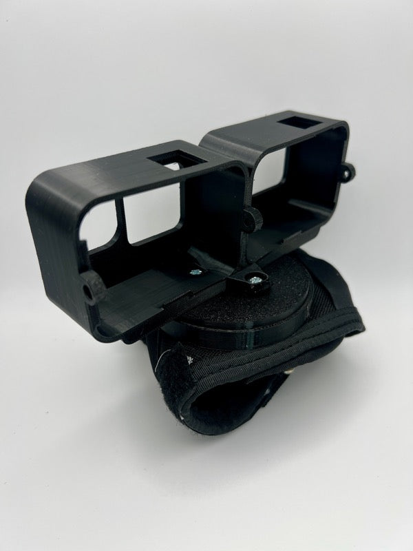 Twin GoPro SIDE BY SIDE Hero 9-12 Handcam (optional cutaway glove).